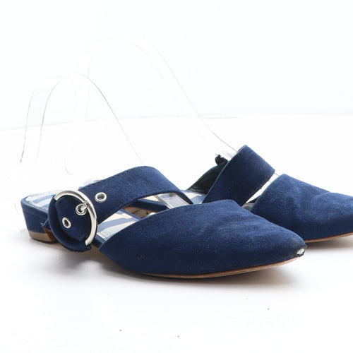 TU Womens Blue Synthetic Slip On Sandal UK