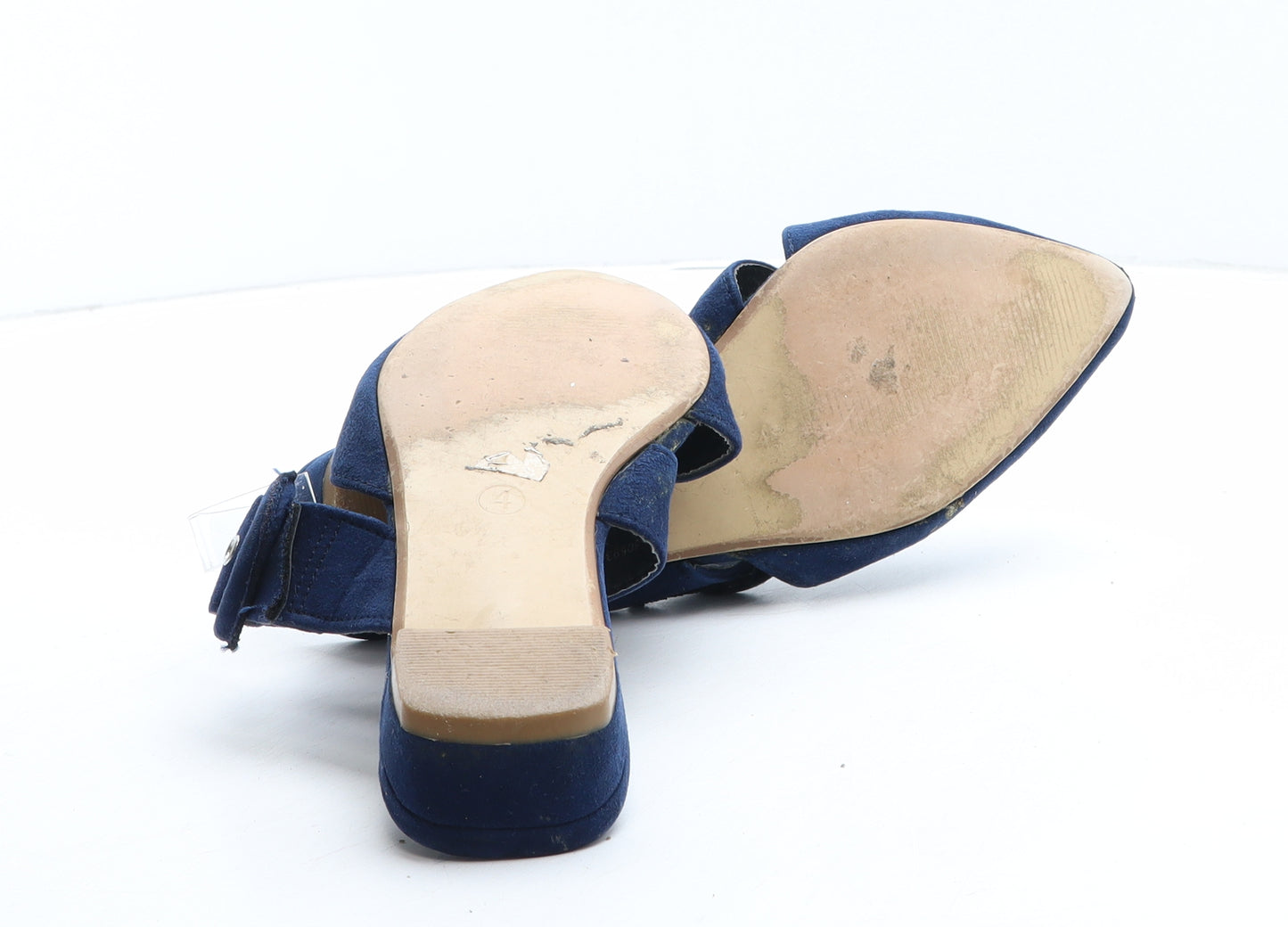 TU Womens Blue Synthetic Slip On Sandal UK