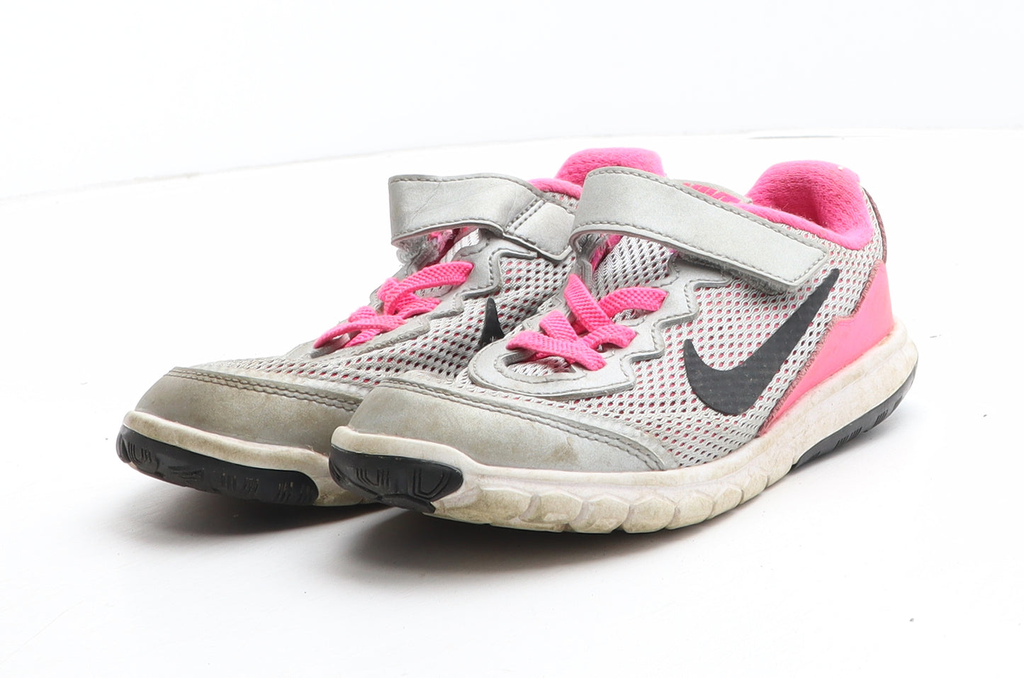 Nike Girls Grey Synthetic Trainer UK 12