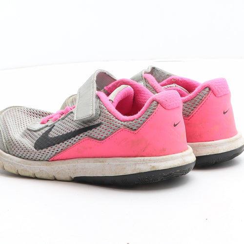 Nike Girls Grey Synthetic Trainer UK 12