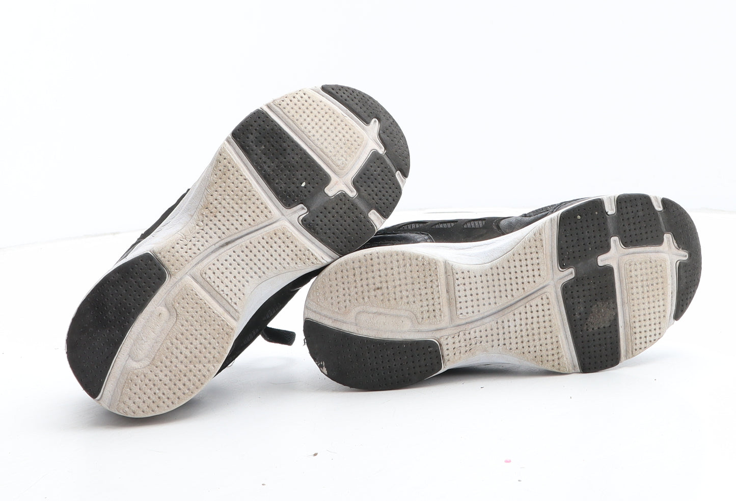 F&F Boys Black Synthetic Trainer UK 12
