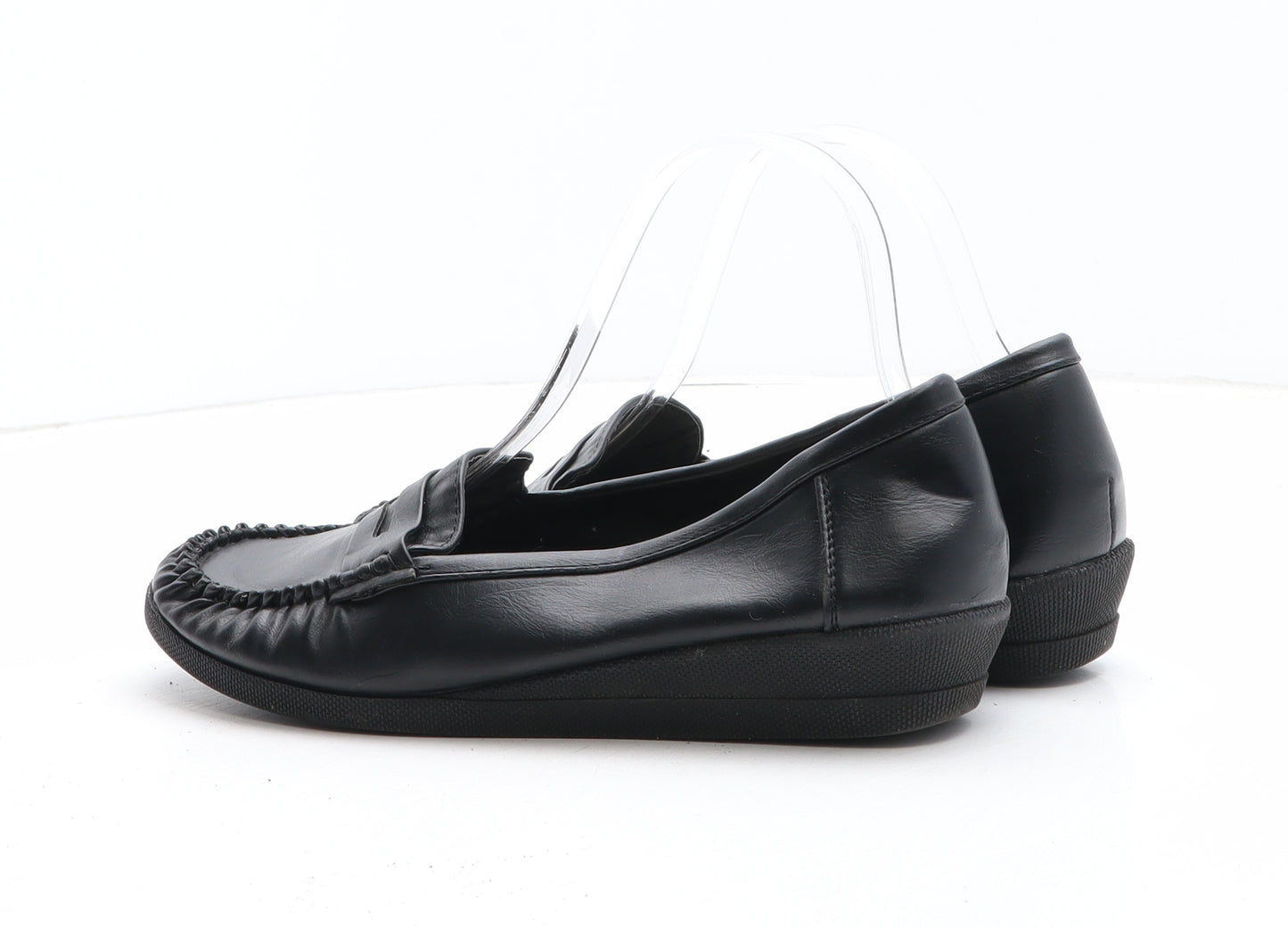 Softlites Womens Black Synthetic Loafer Casual UK