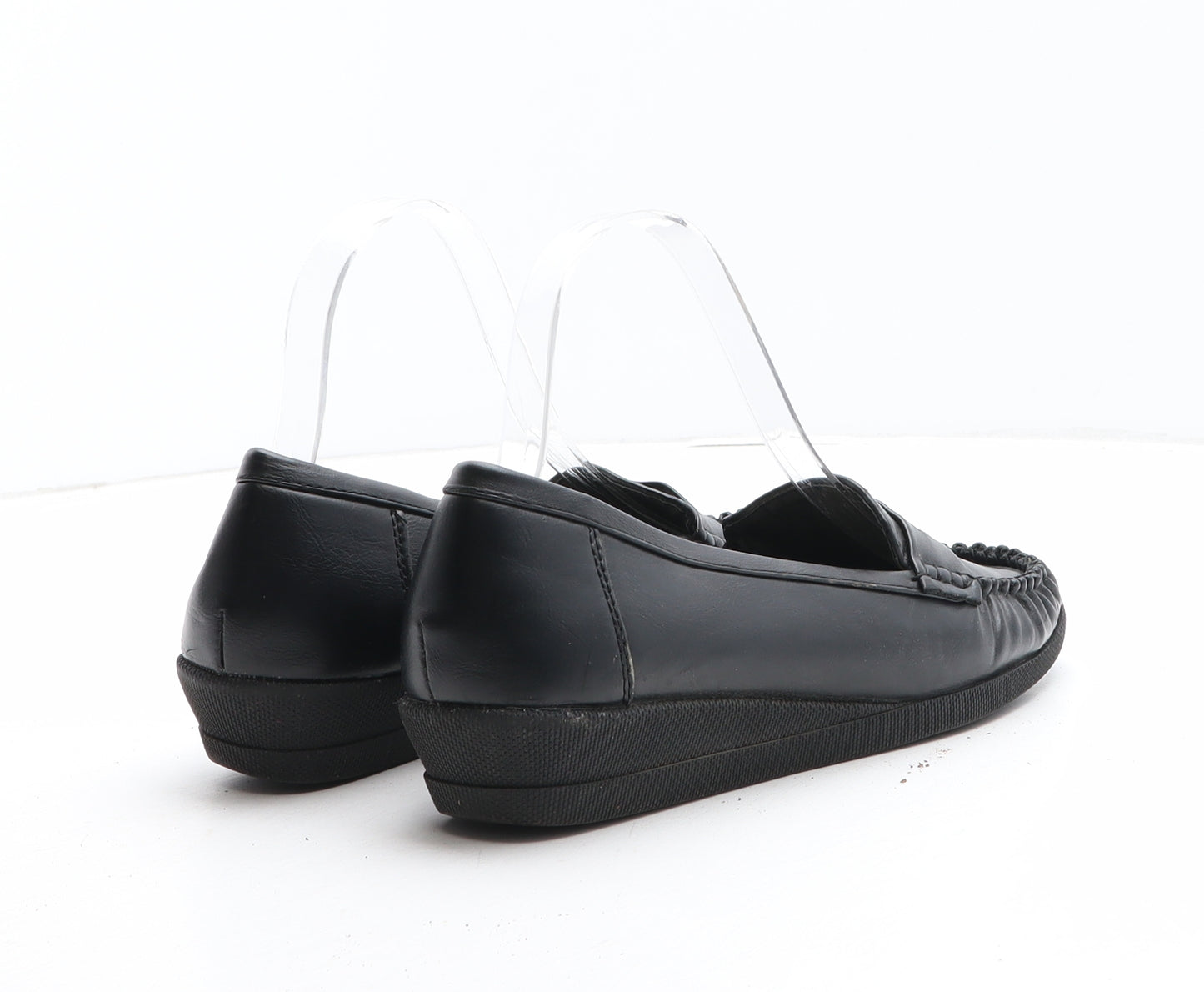 Softlites Womens Black Synthetic Loafer Casual UK