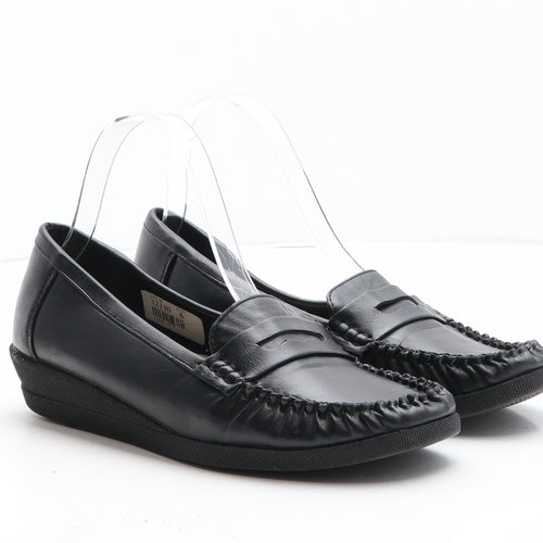 Softlites Womens Black Synthetic Loafer Casual UK