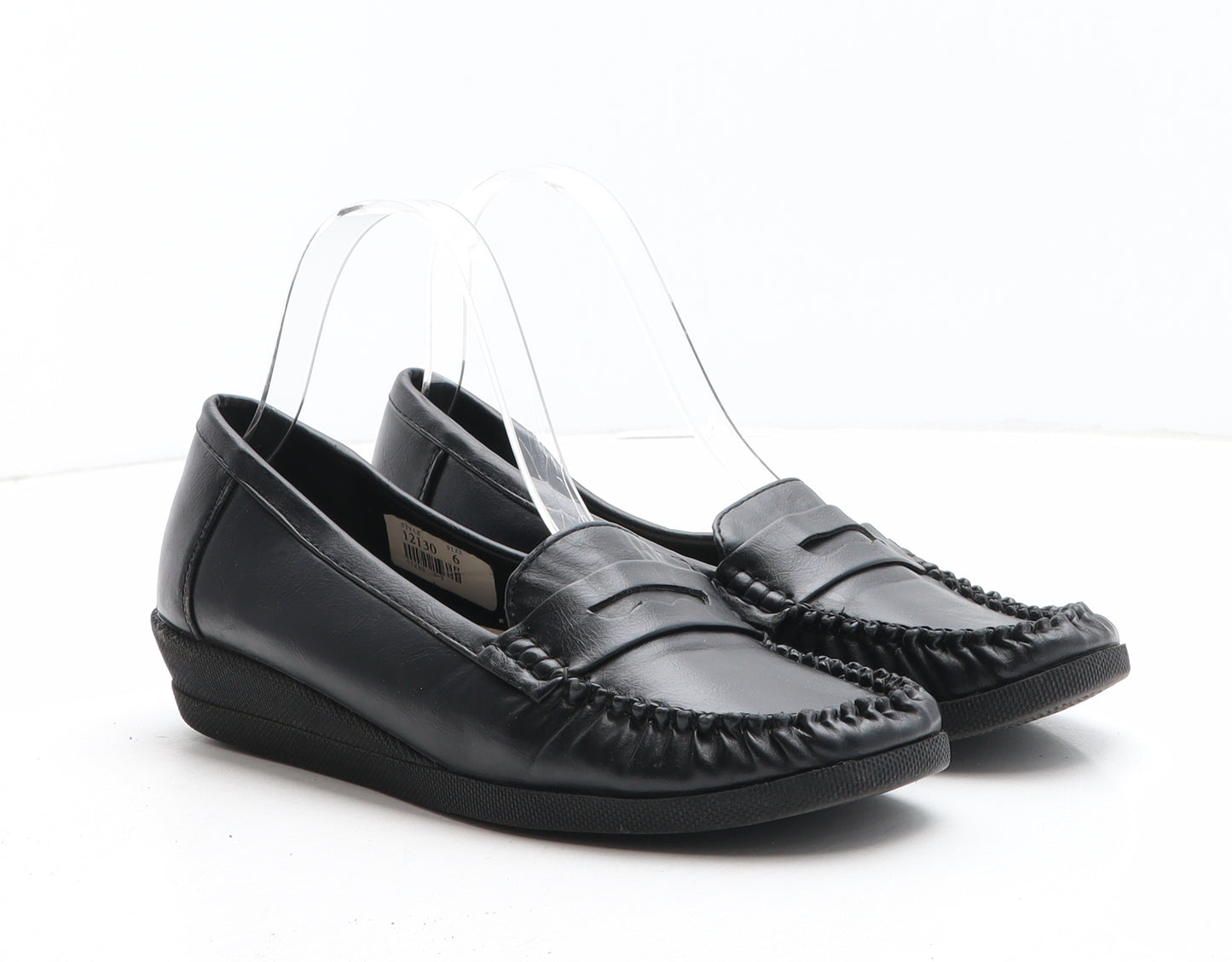 Softlites Womens Black Synthetic Loafer Casual UK