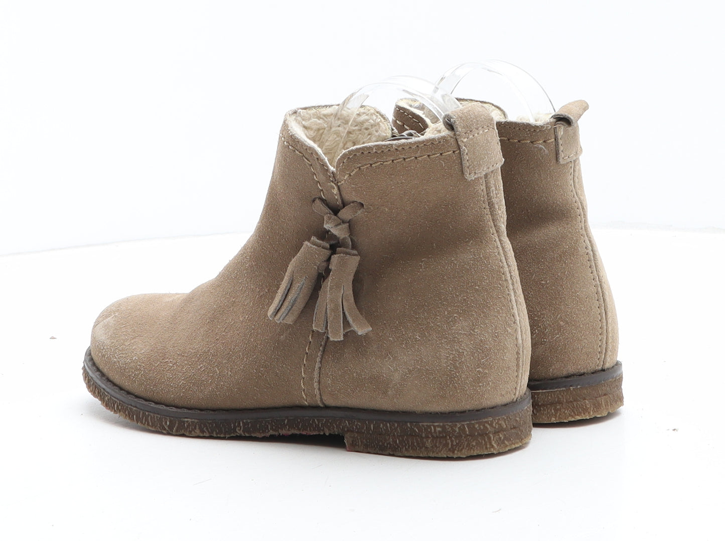 NEXT Girls Beige Synthetic Bootie Boot UK 1