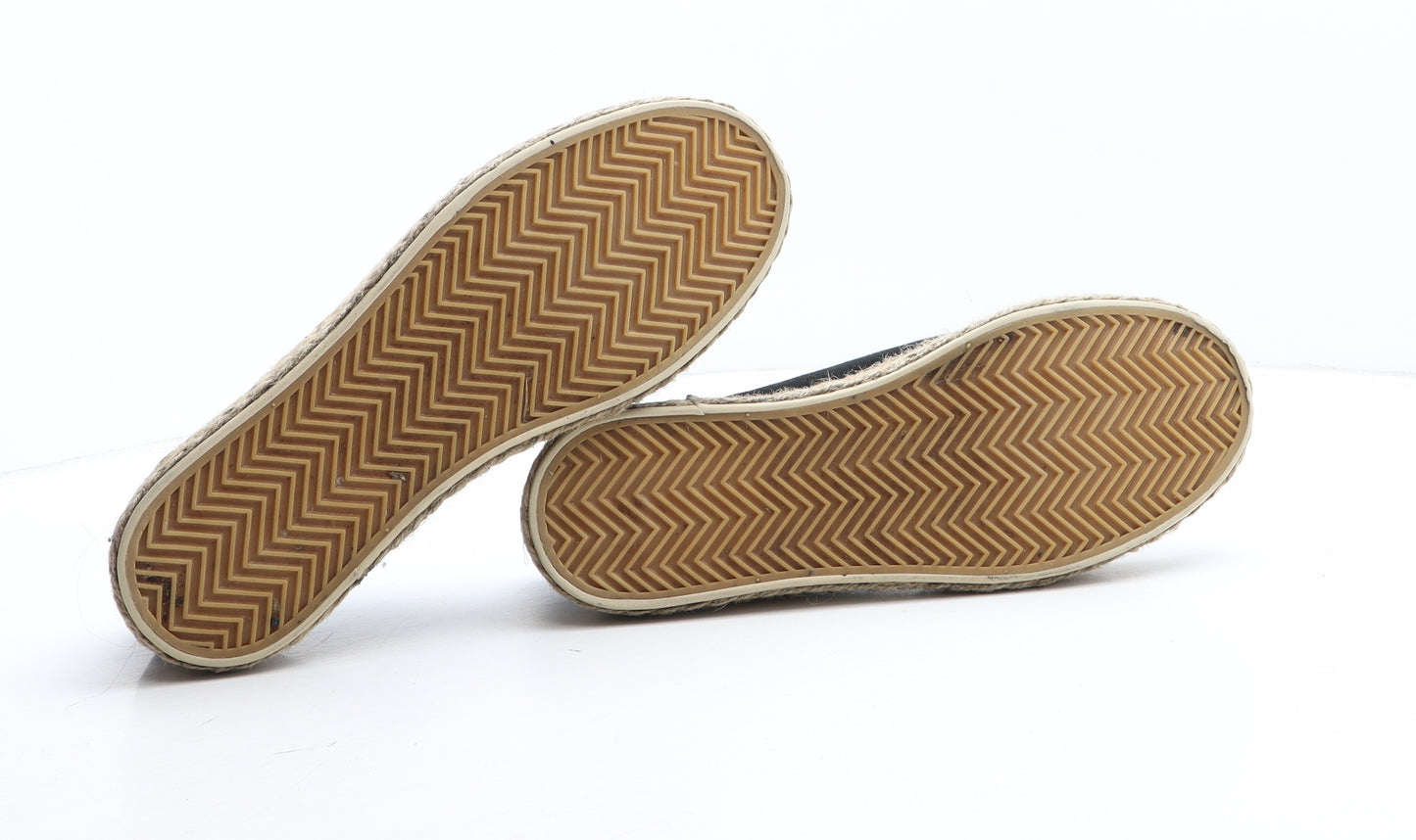 Primark Womens Black Synthetic Espadrille Casual UK