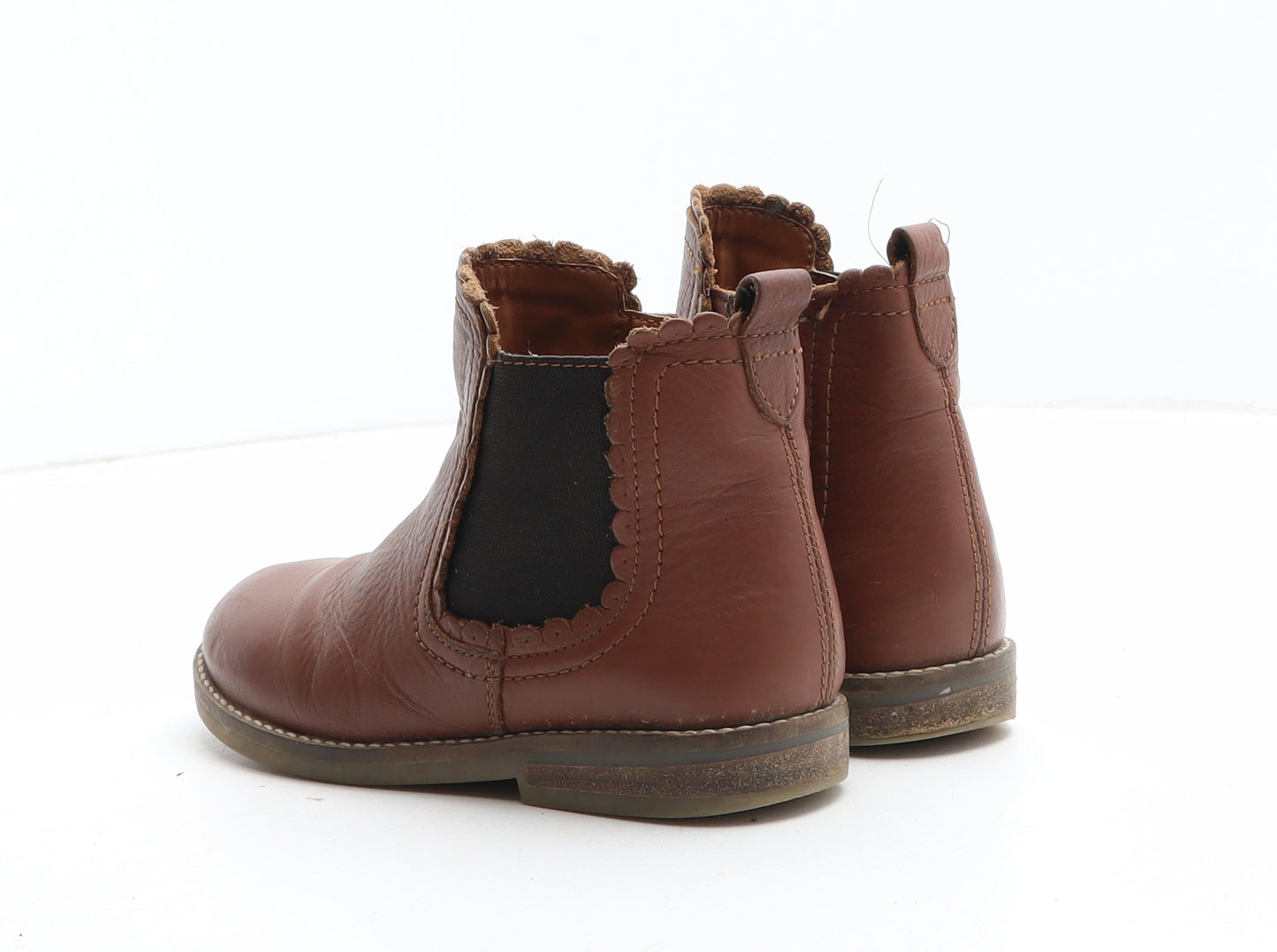 NEXT Girls Brown Synthetic Chelsea Boot UK 11