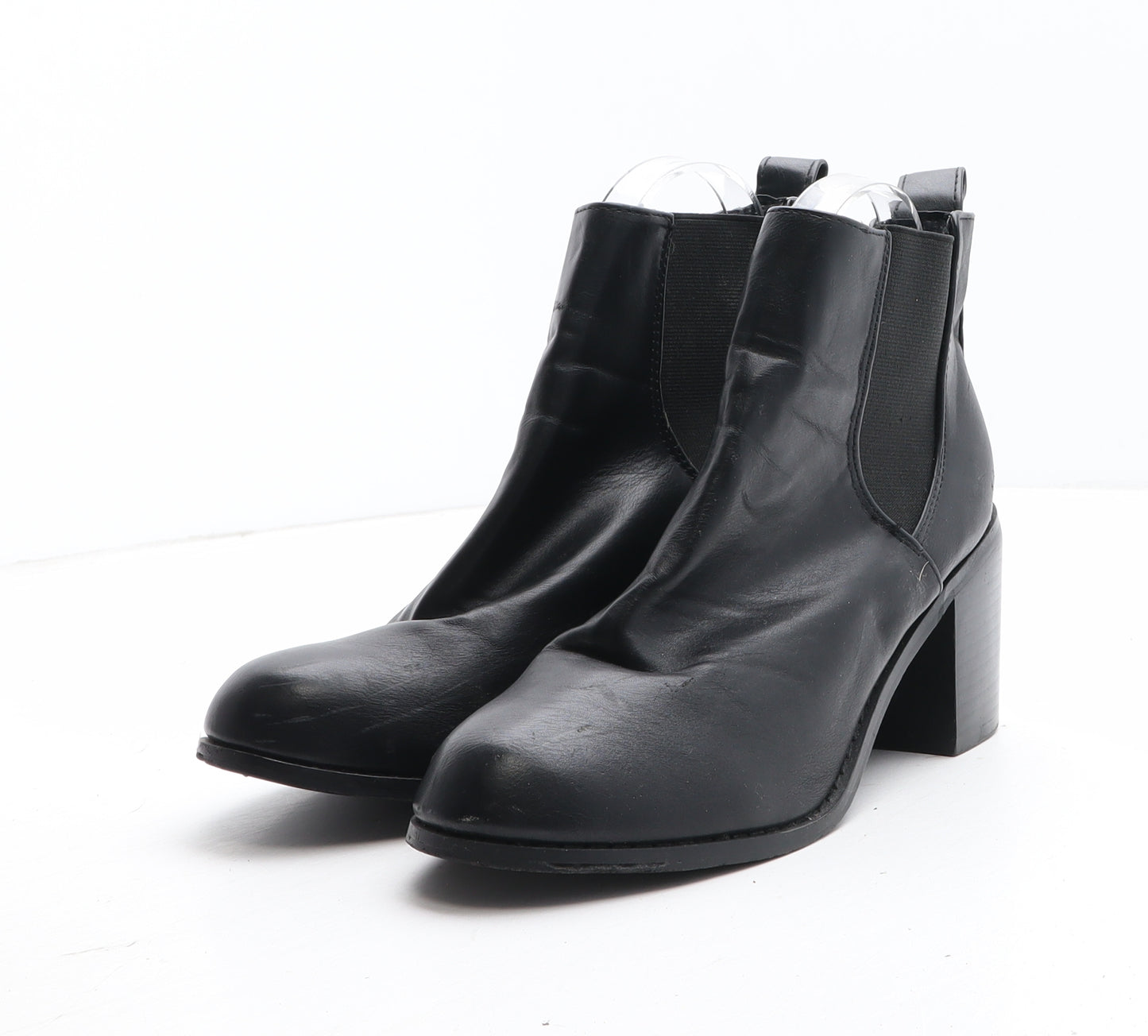 Shu Sole Womens Black Synthetic Chelsea Boot UK