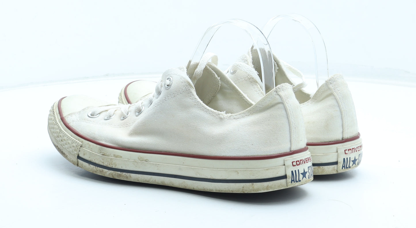 Converse Mens White Polyester Trainer UK 10