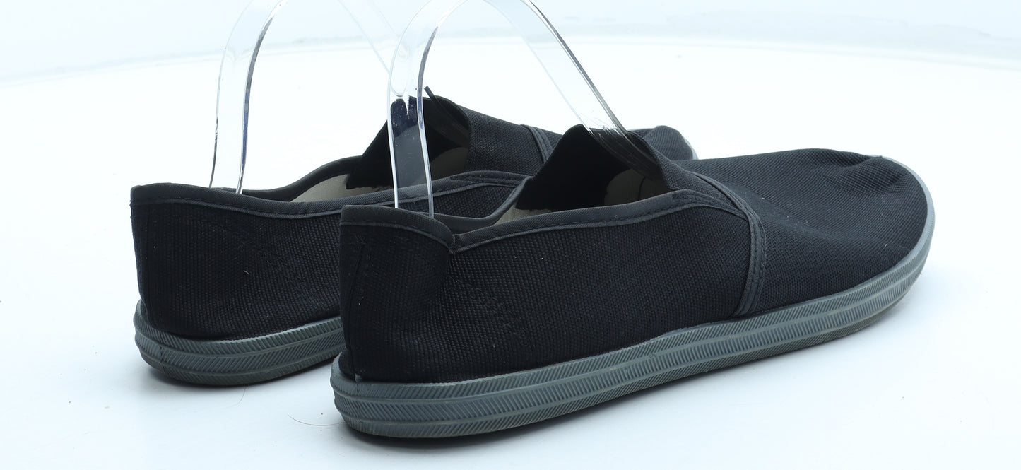 Preworn Mens Black Polyester Trainer UK 11