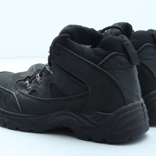 Amblers Safety Womens Black Polyester Combat Boot UK