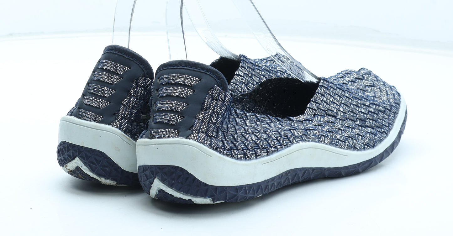 Shuropody Womens Blue Polyester Trainer UK