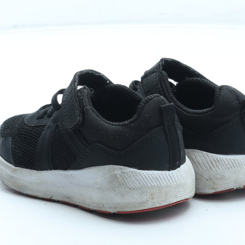 F&F Boys Black Polyester Trainer UK 7 25