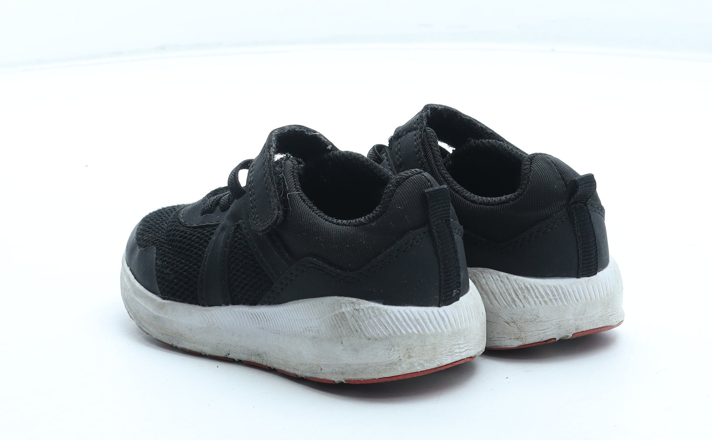 F&F Boys Black Polyester Trainer UK 7 25