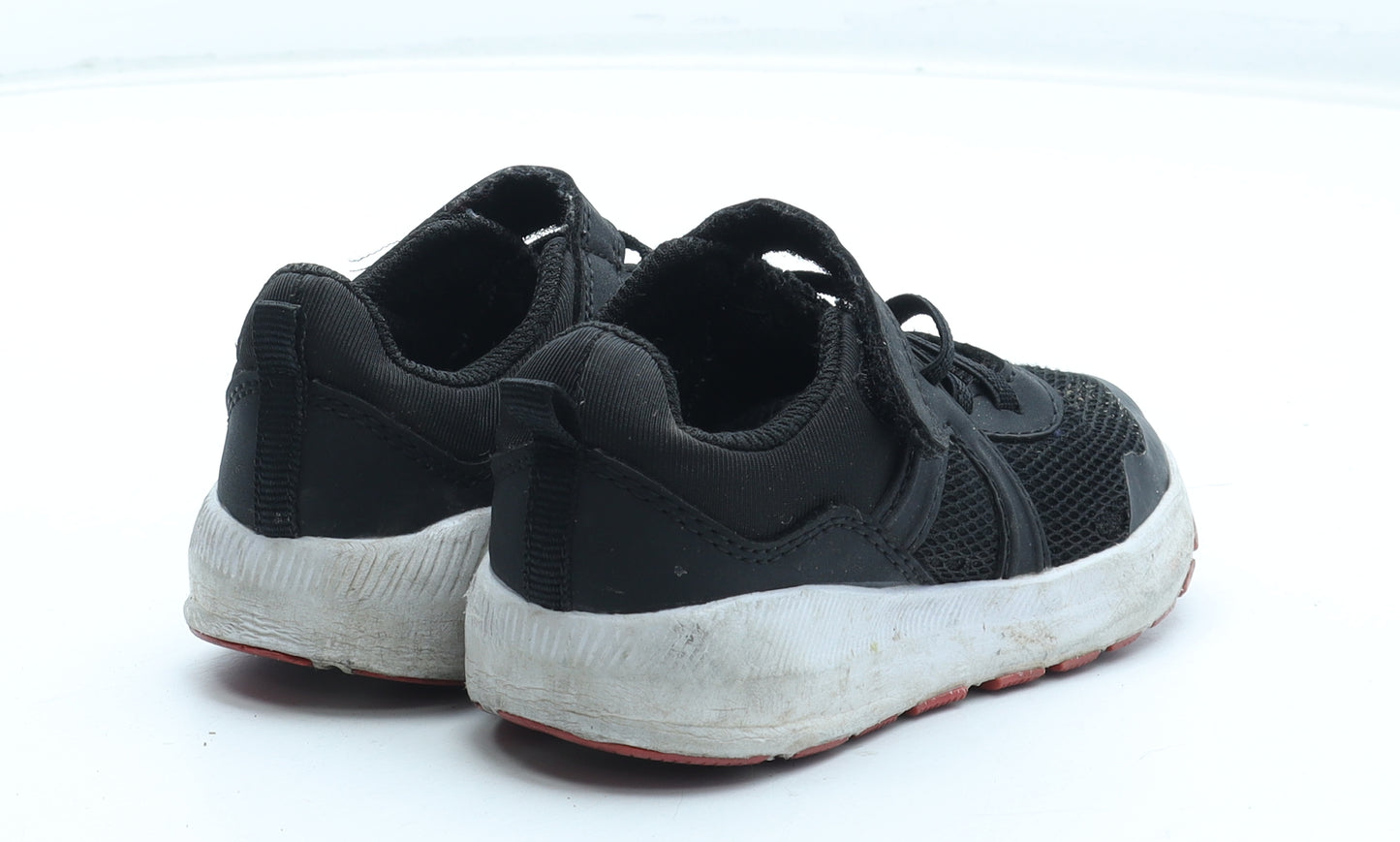 F&F Boys Black Polyester Trainer UK 7 25