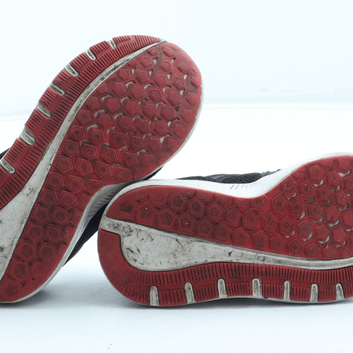 F&F Boys Black Polyester Trainer UK 7 25