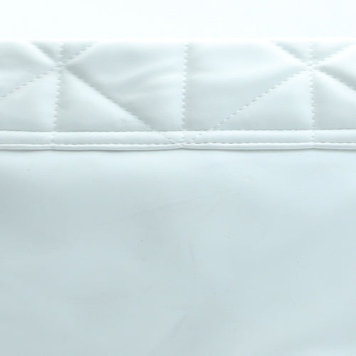 Primark Womens White Polyurethane Shoulder Bag Size Small