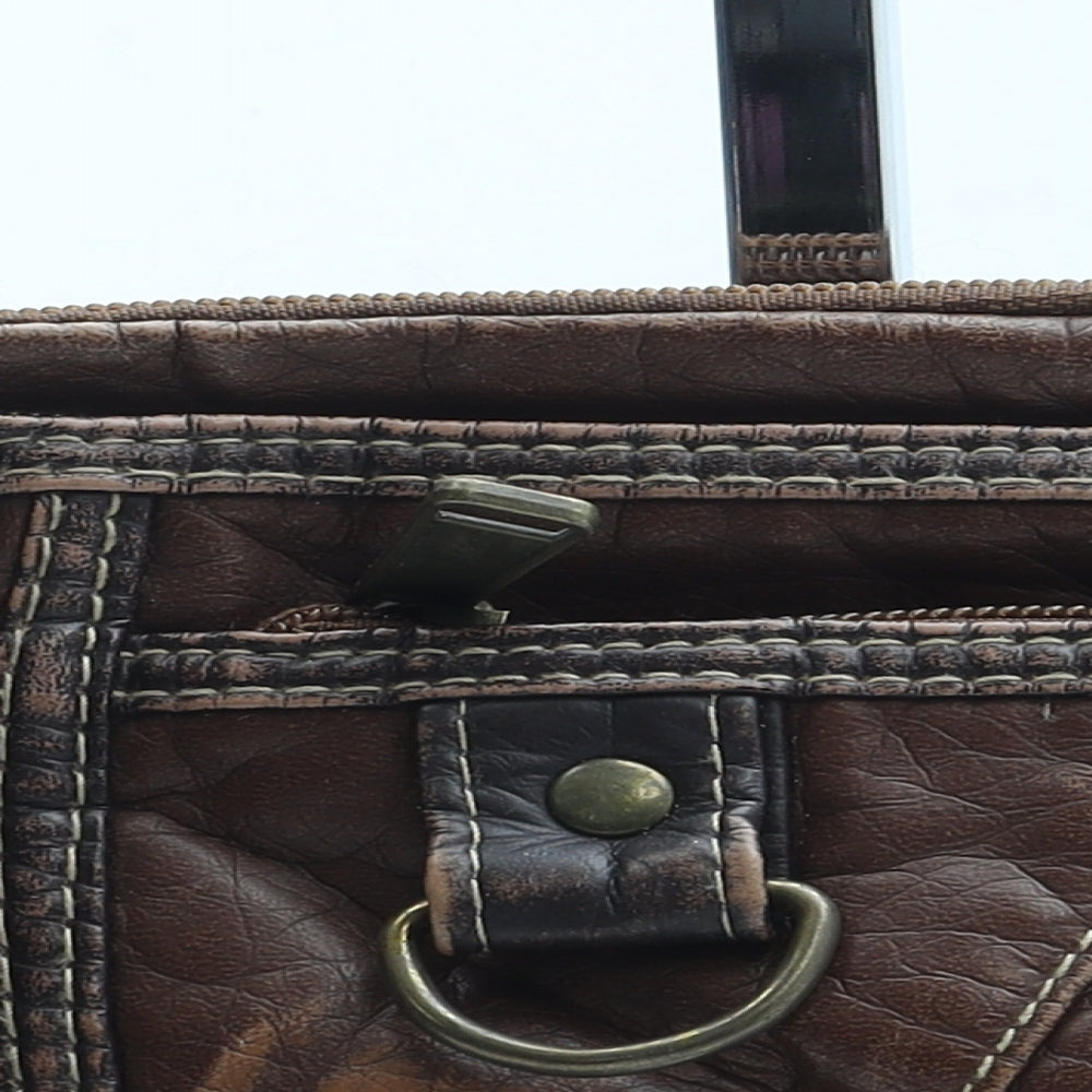 Preworn Womens Brown Leather Belt Bag & Waist Pack Size Small