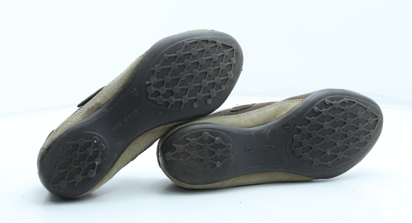 NEXT Mens Brown Leather Trainer Casual UK 6 39