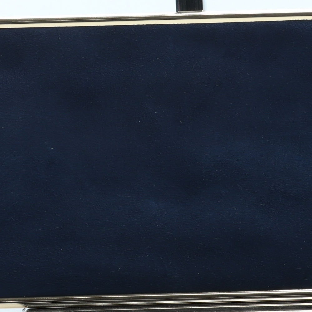 New Look Womens Blue Polyurethane Clutch Size Small