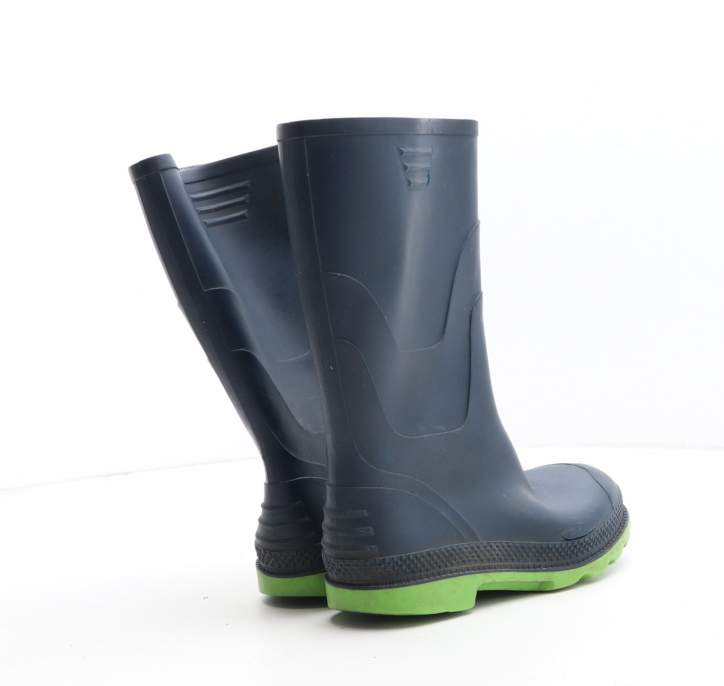 Preworn Boys Blue Synthetic Wellies Boot UK 1