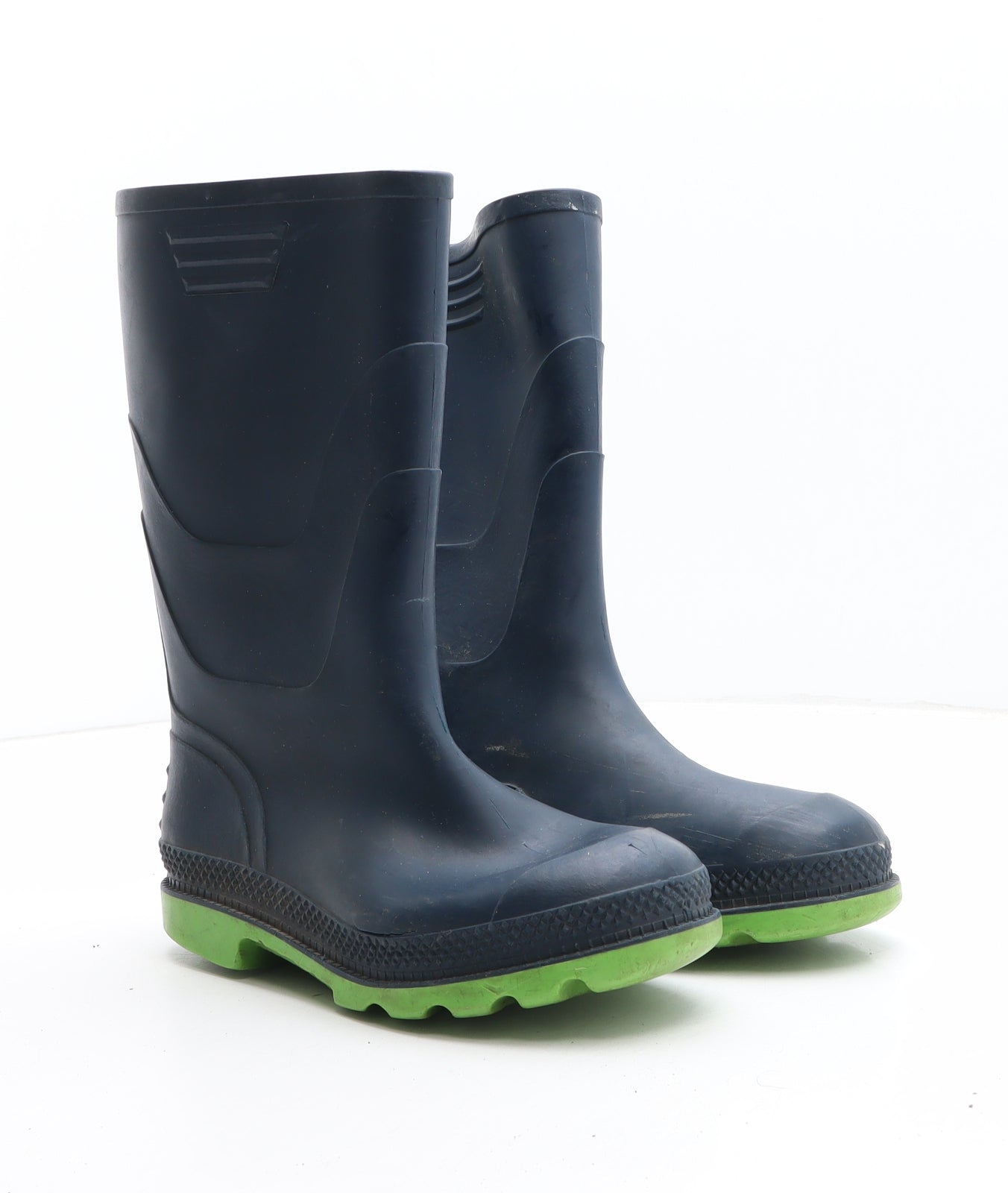 Preworn Boys Blue Synthetic Wellies Boot UK 1