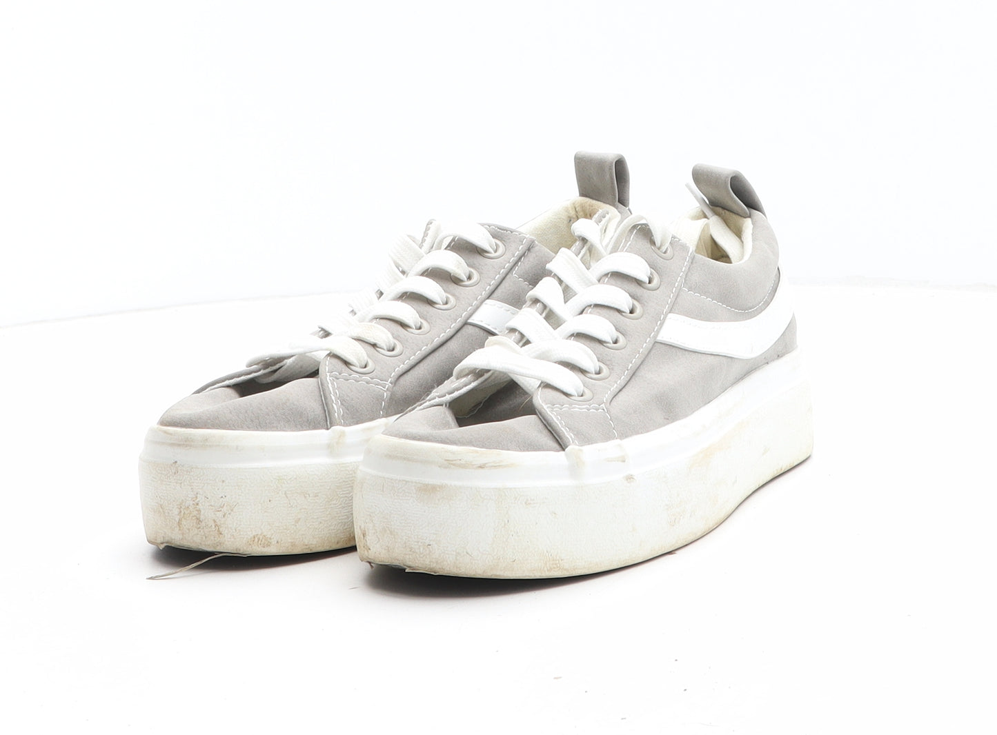 Primark Womens Grey Synthetic Trainer UK