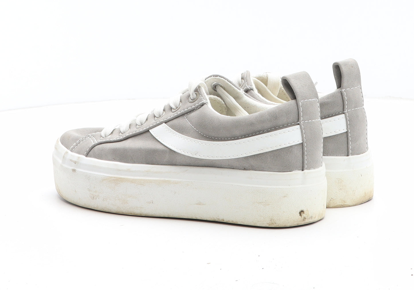 Primark Womens Grey Synthetic Trainer UK
