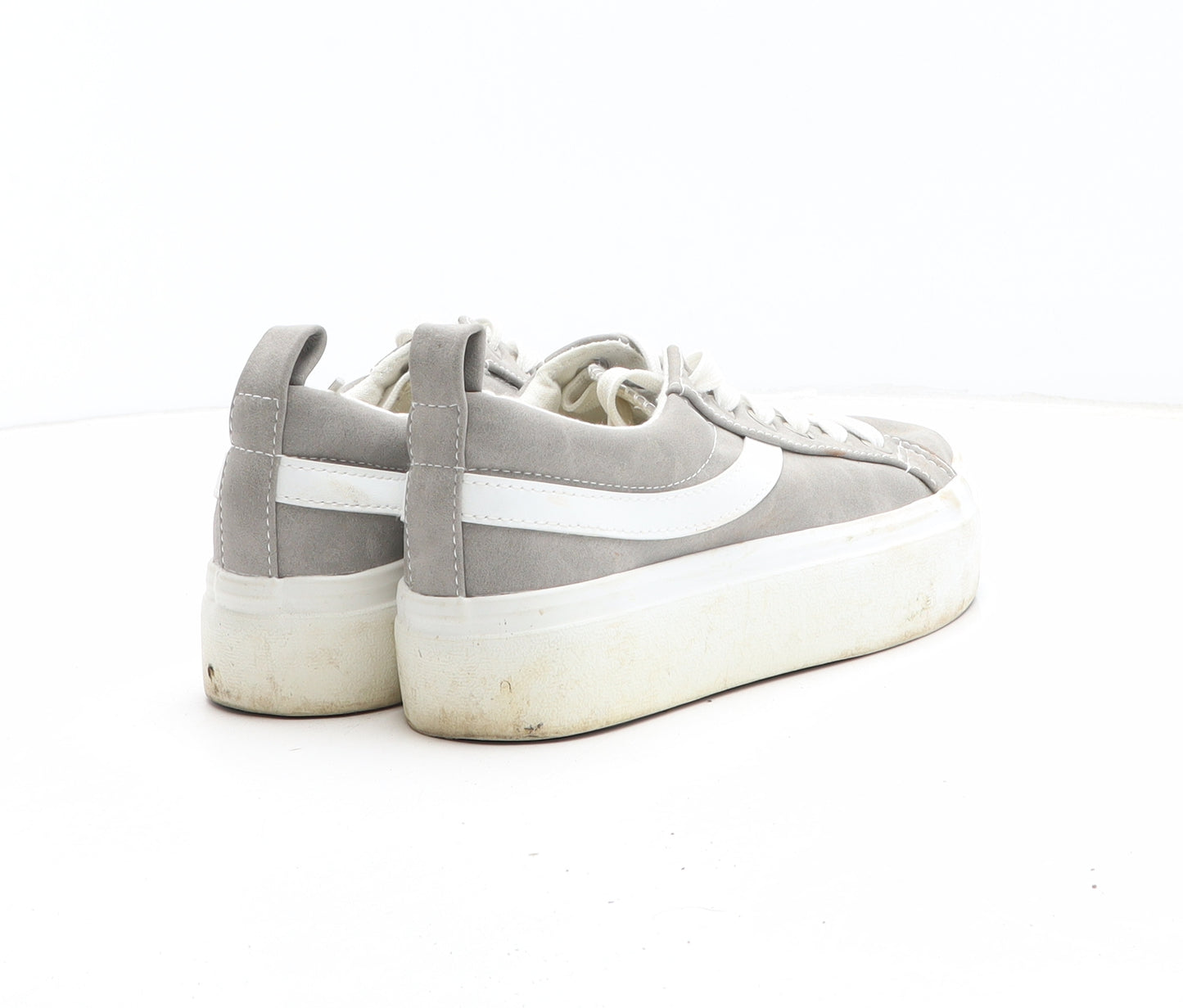 Primark Womens Grey Synthetic Trainer UK