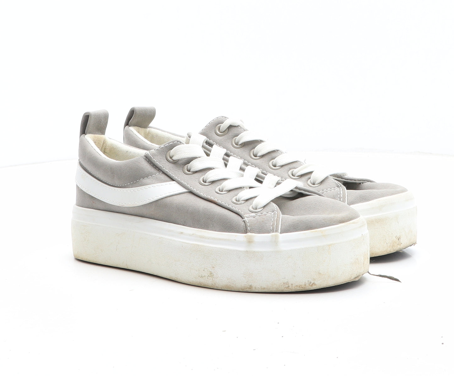 Primark Womens Grey Synthetic Trainer UK