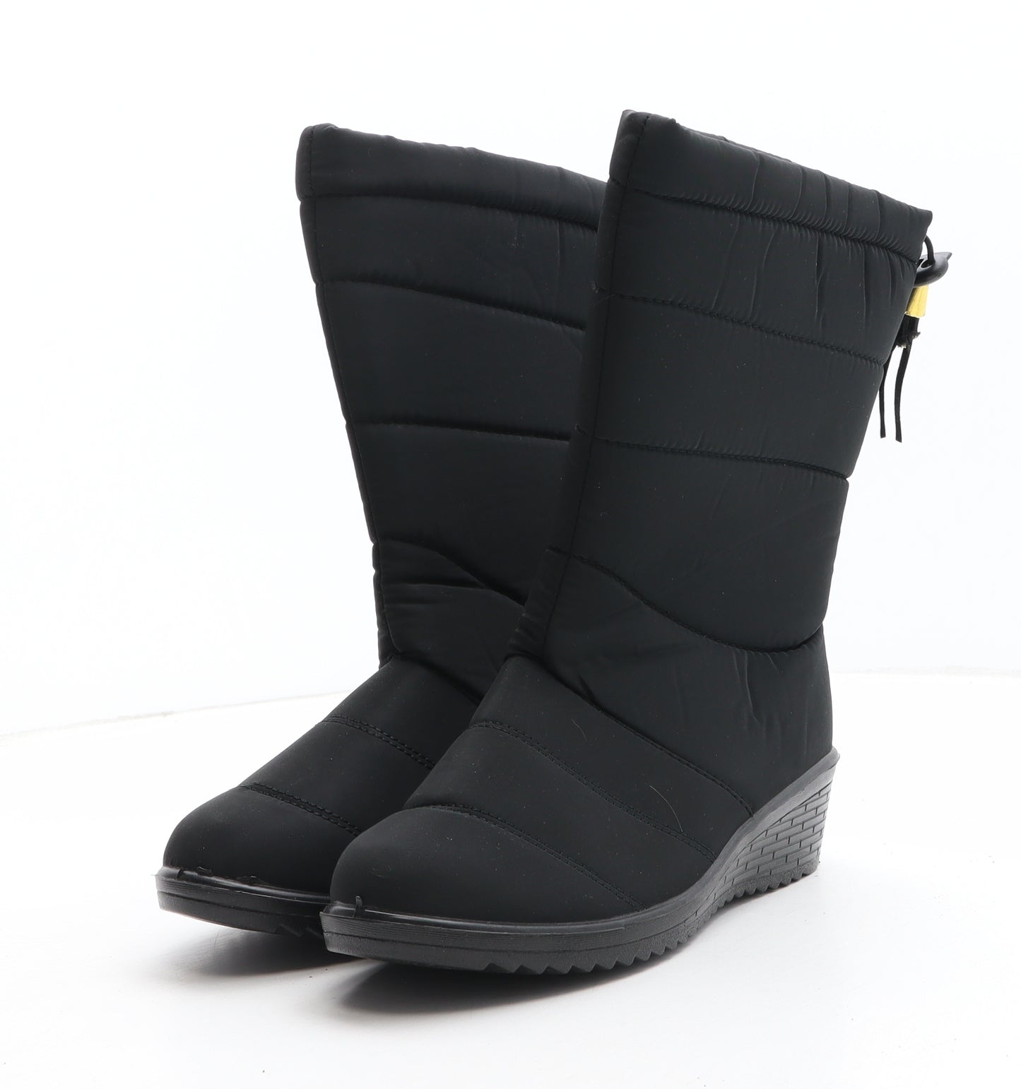 Xiuxian Womens Black Synthetic Snow Boot Boot UK