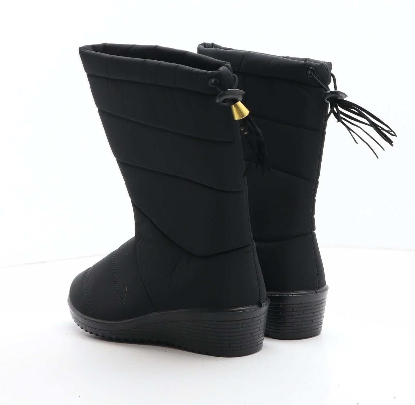 Xiuxian Womens Black Synthetic Snow Boot Boot UK