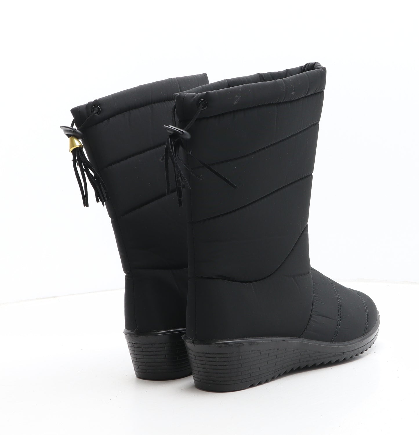 Xiuxian Womens Black Synthetic Snow Boot Boot UK