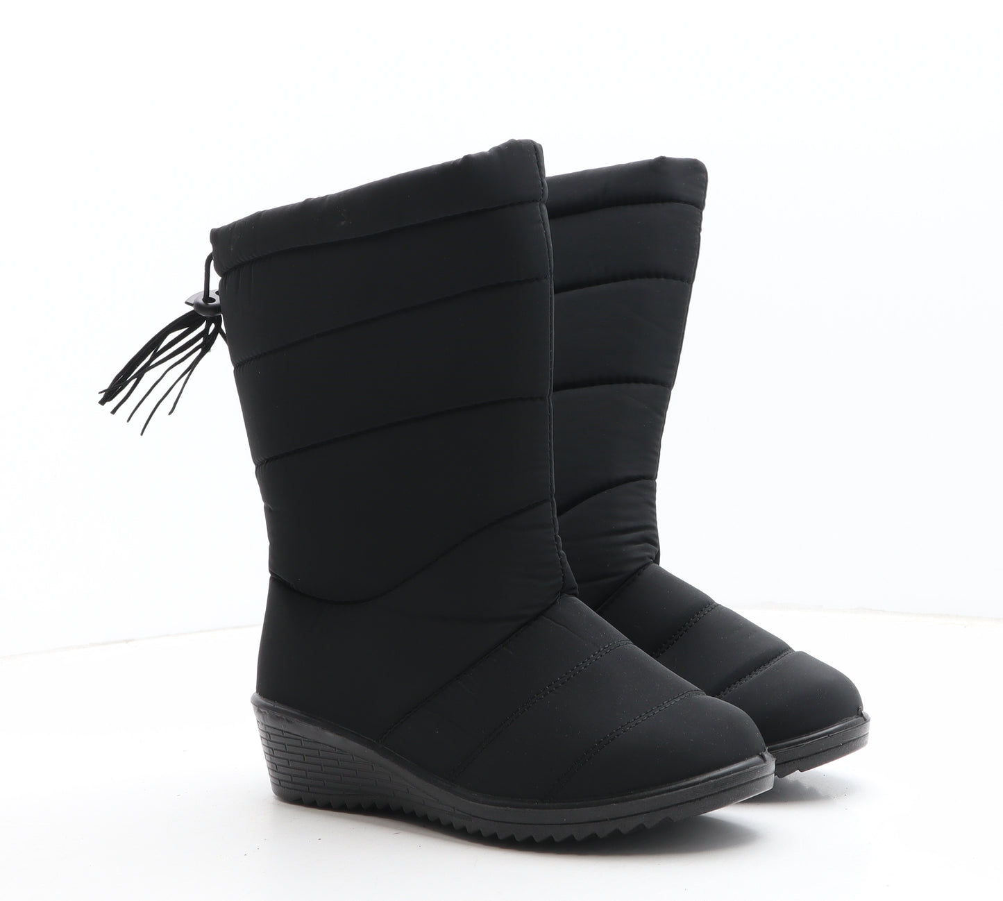 Xiuxian Womens Black Synthetic Snow Boot Boot UK