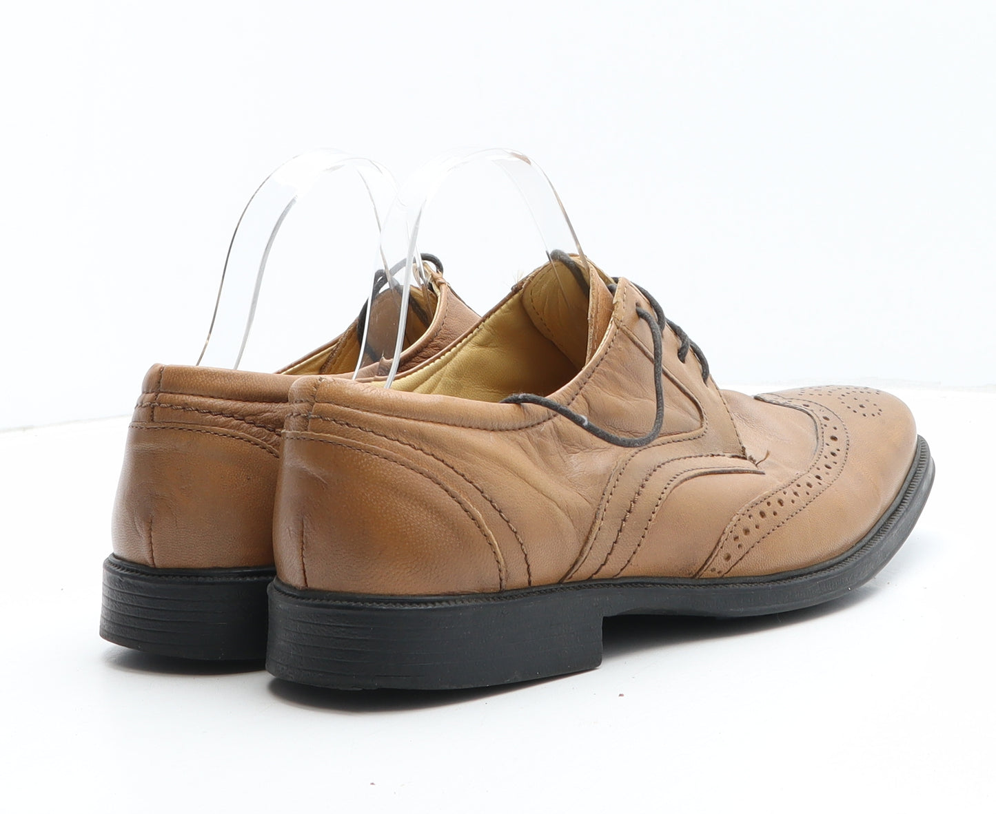Cotswold Mens Brown Synthetic Brogue Dress UK 9
