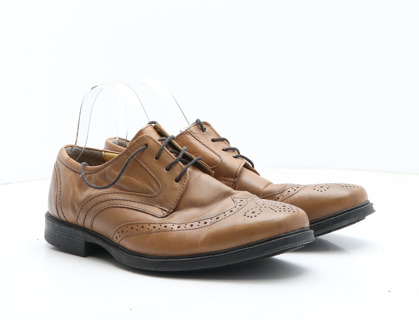Cotswold Mens Brown Synthetic Brogue Dress UK 9