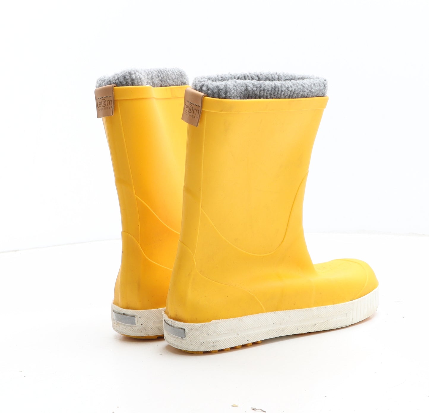 Term Boys Yellow Synthetic Wellies Boot UK 12.5