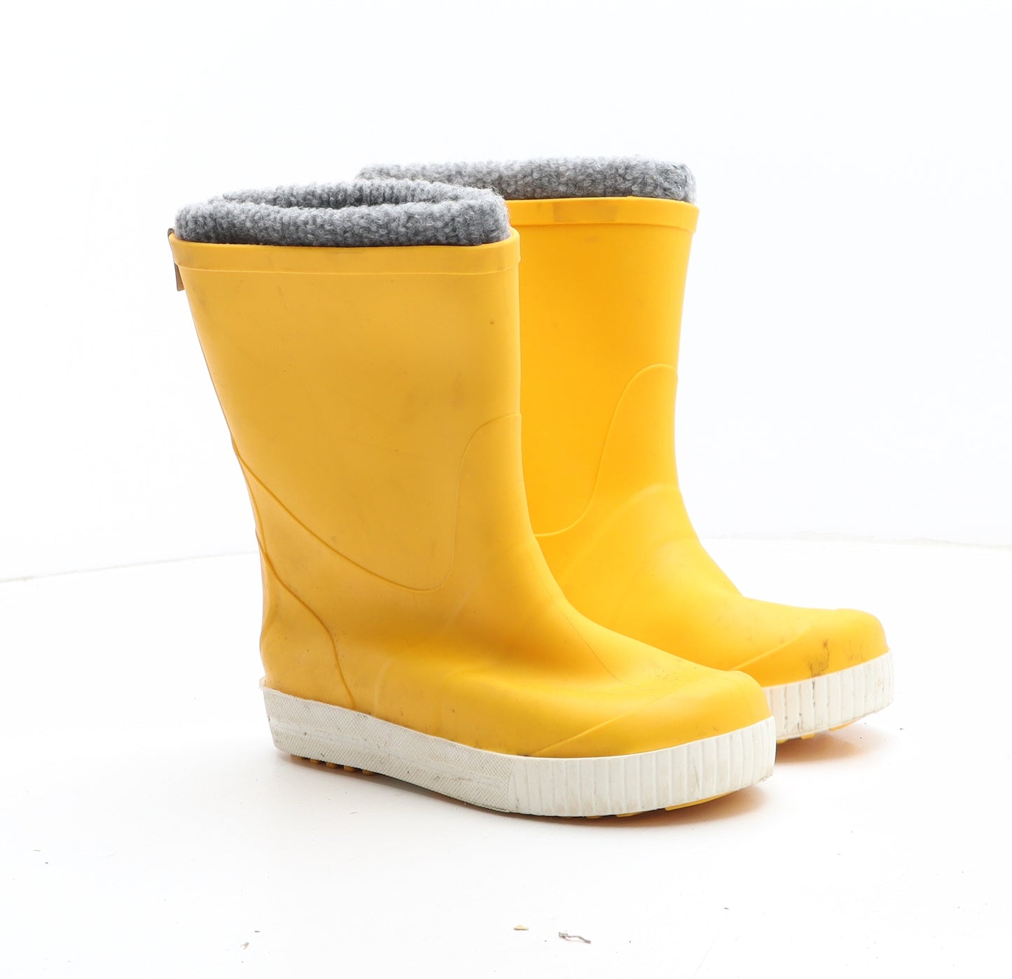 Term Boys Yellow Synthetic Wellies Boot UK 12.5