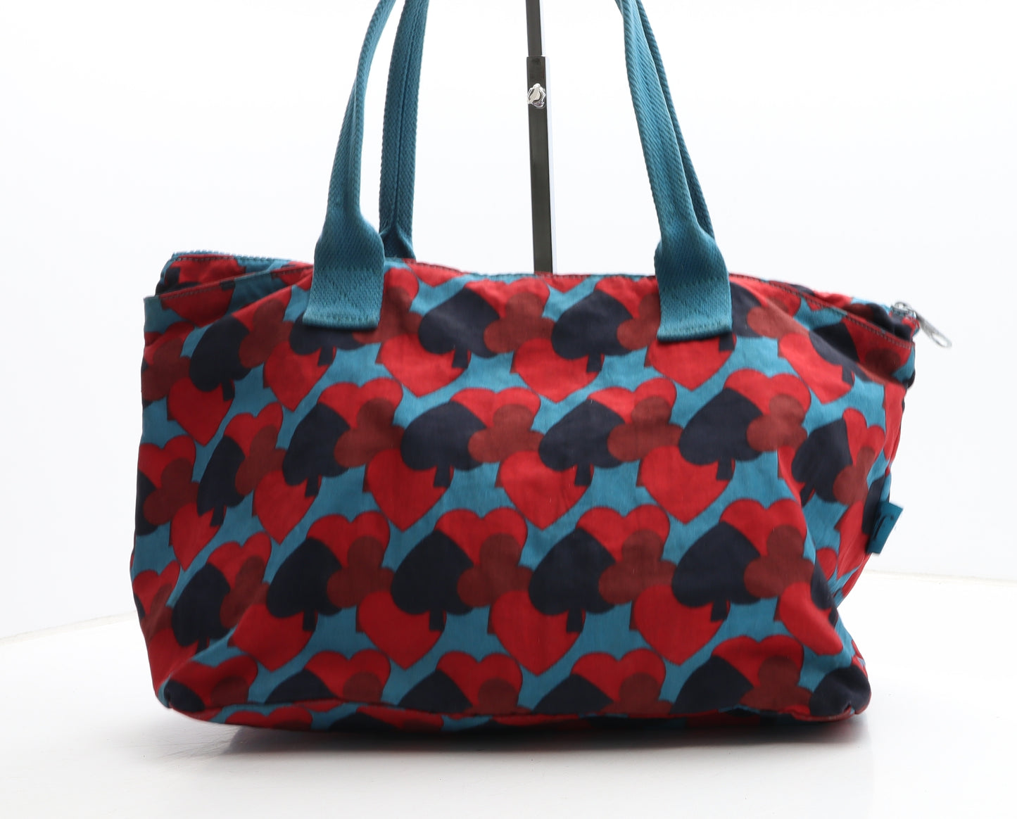 Kipling Womens Multicoloured Geometric Polyester Top Handle Bag Size Medium