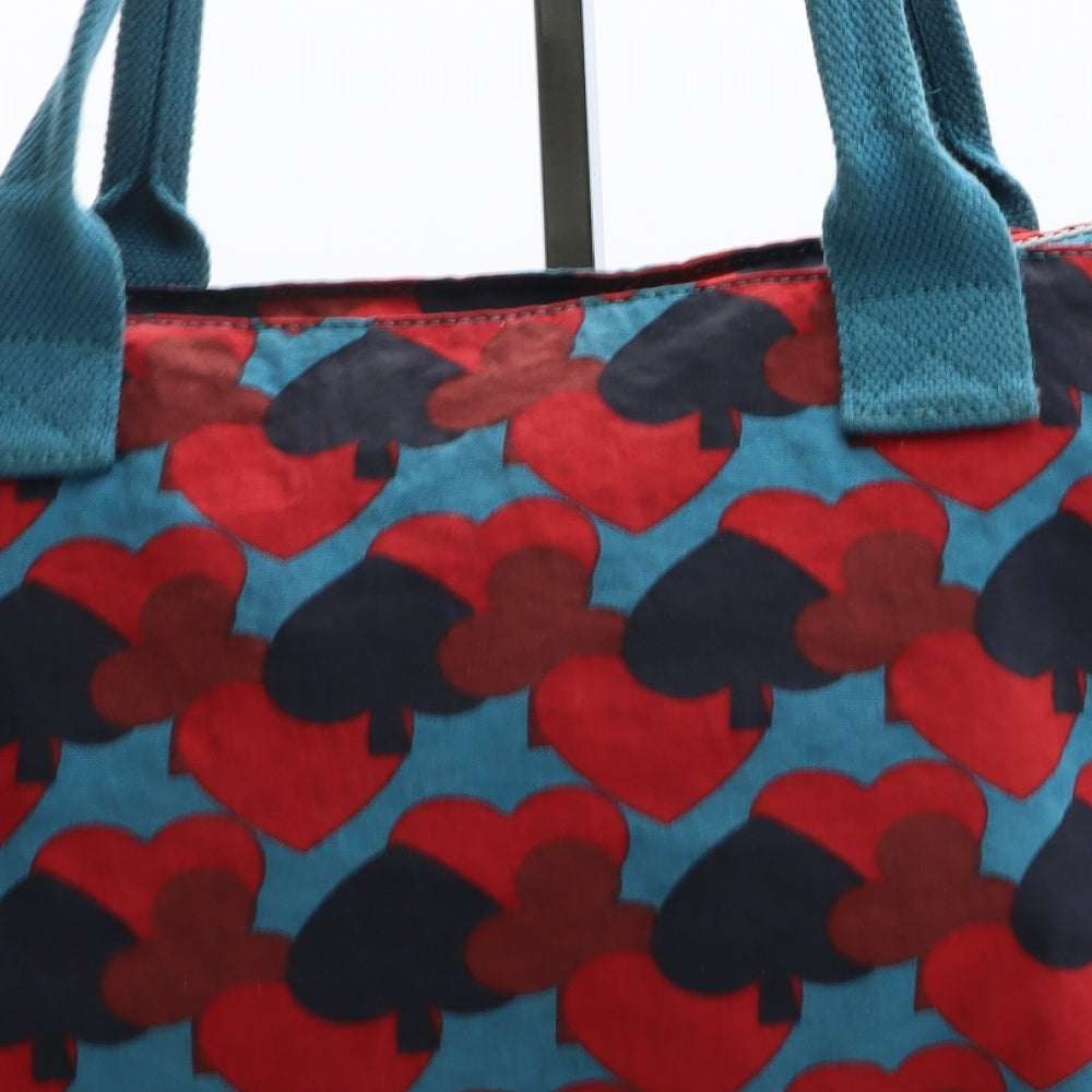 Kipling Womens Multicoloured Geometric Polyester Top Handle Bag Size Medium