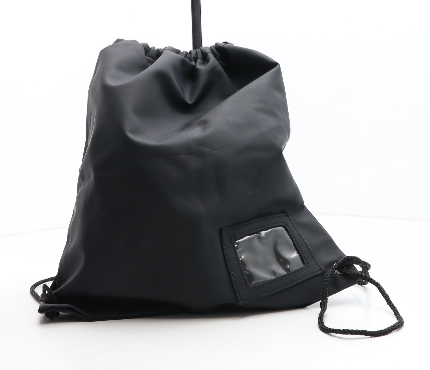 Preworn Mens Black Polyester Gym Bag Size Medium