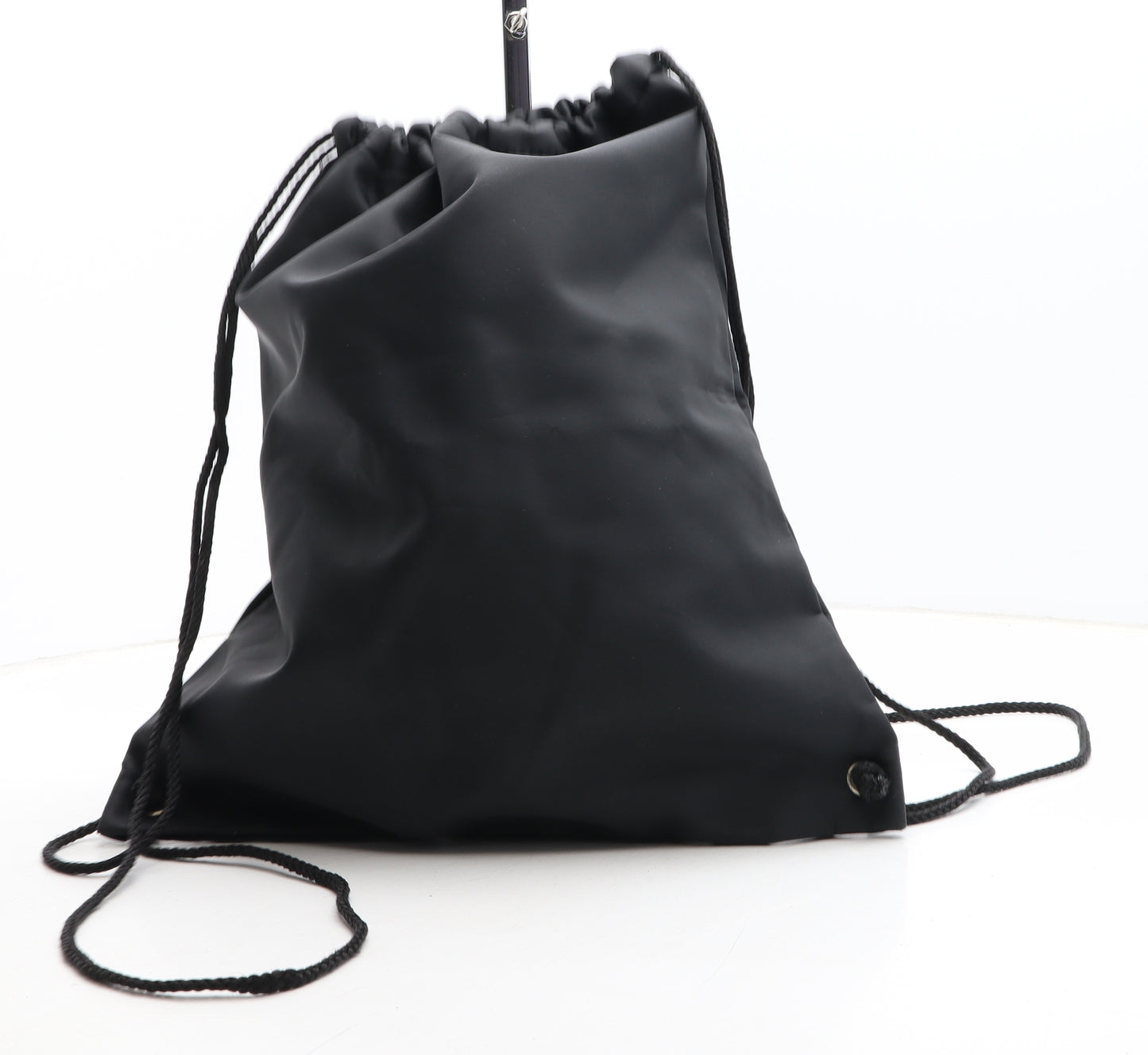 Preworn Mens Black Polyester Gym Bag Size Medium