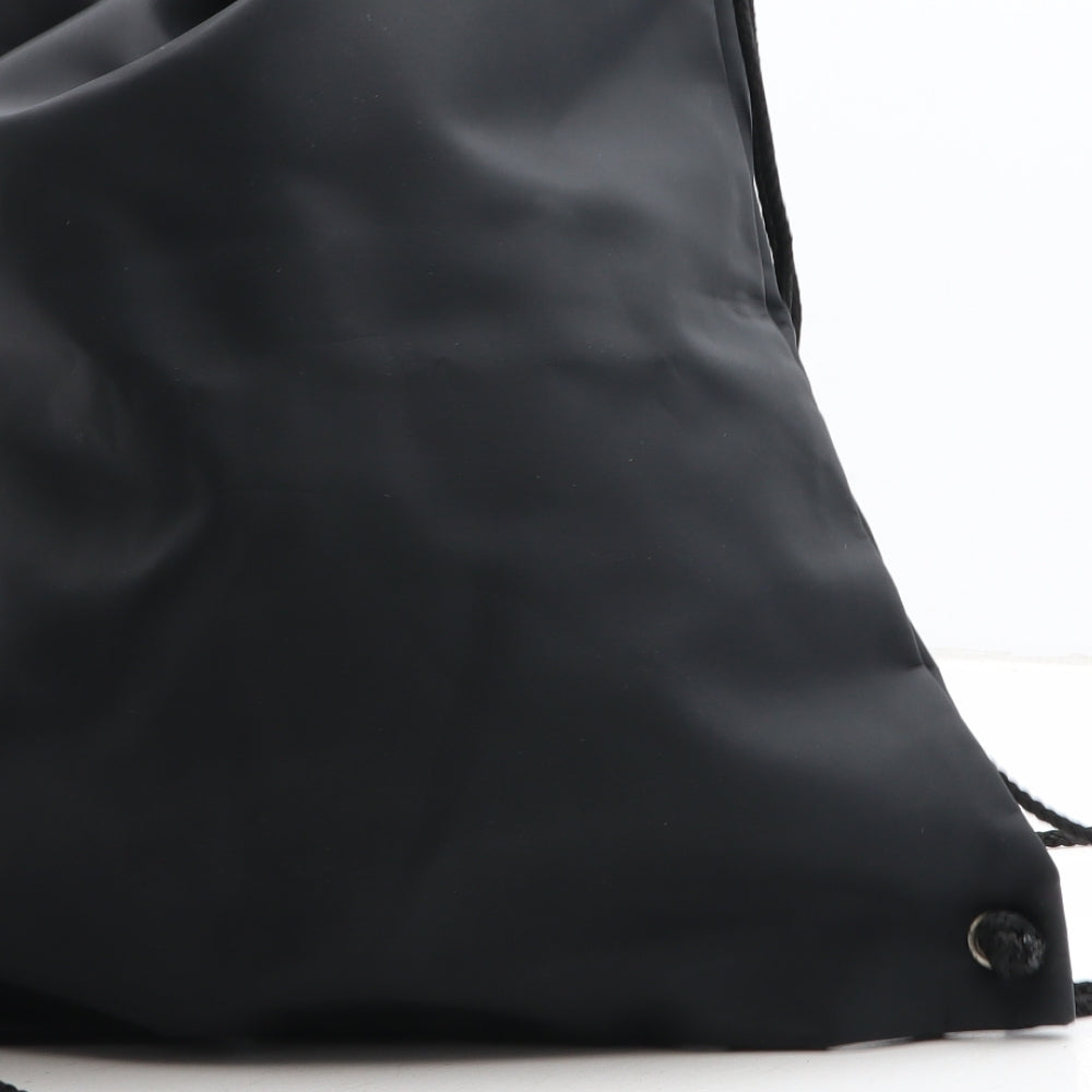 Preworn Mens Black Polyester Gym Bag Size Medium