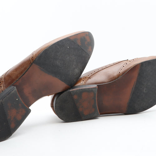 Taylor & Wright Mens Brown Leather Brogue Dress UK 10