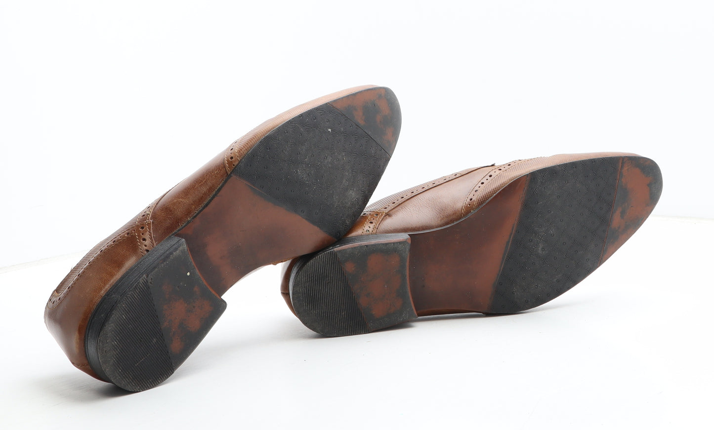 Taylor & Wright Mens Brown Leather Brogue Dress UK 10