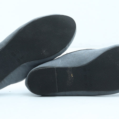 Primark Womens Grey Polyester Ballet Flat UK