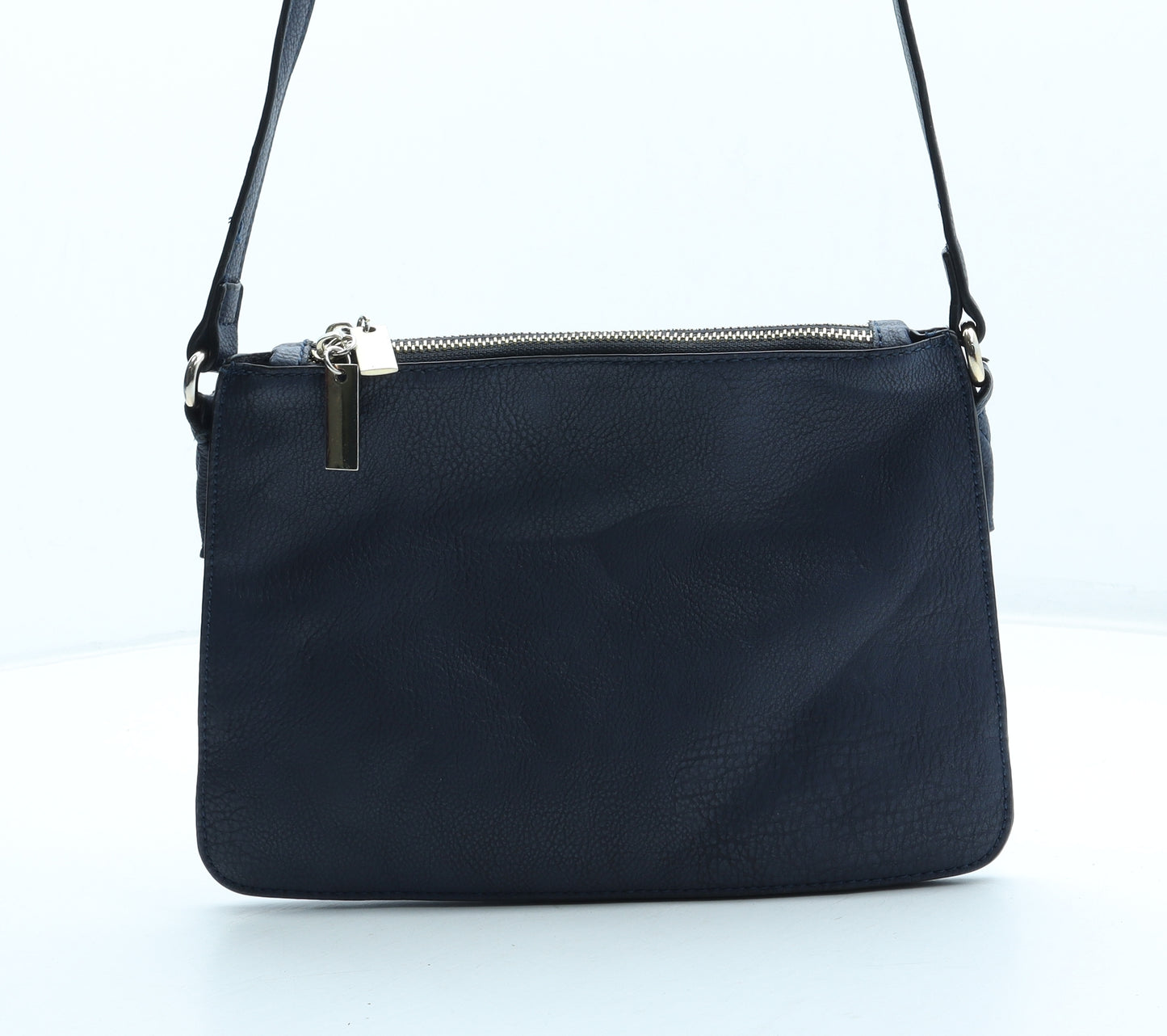 Preworn Womens Blue Polyester Crossbody Size Small