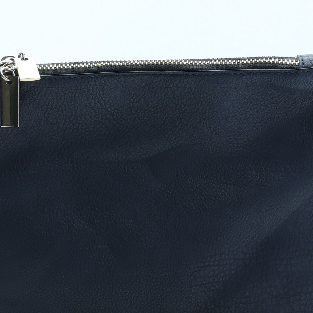 Preworn Womens Blue Polyester Crossbody Size Small