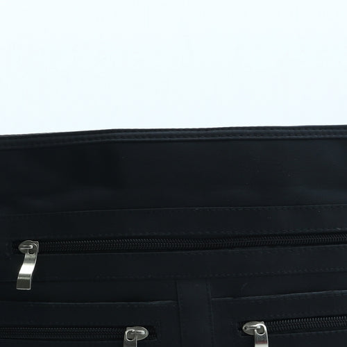 Preworn Womens Black Polyester Crossbody Size Medium